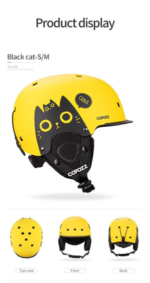 Casque de ski moulé intégralement pour enfants / adultes 51-58cm "COPOZZ - Fuzz" - | Planète Rando