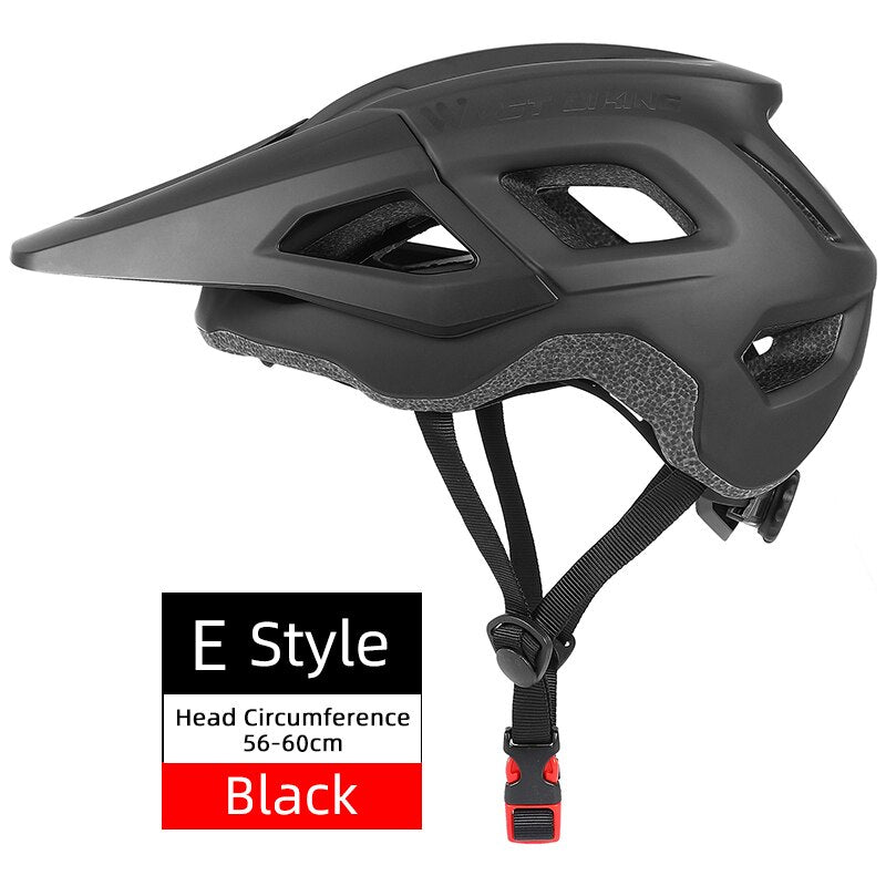 Casque de vélo unisexe 56-60 CM "West Biking - XC sport" - Noir | Planète Rando