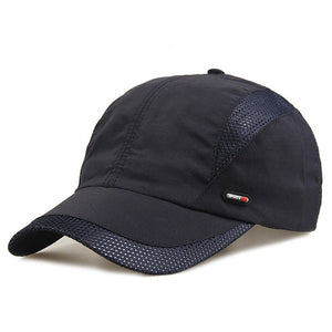 Casquette de sport respirante & anti-UV 56-60cm "HVATILAW - E37 / E10" - Bleu navy / E10 | Planète Rando