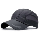 Casquette de sport respirante & anti-UV 56-60cm "HVATILAW - E37 / E10" - Gris foncé / E37 | Planète Rando