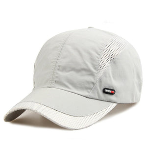 Casquette de sport respirante & anti-UV 56-60cm "HVATILAW - E37 / E10" - Gris clair / E10 | Planète Rando