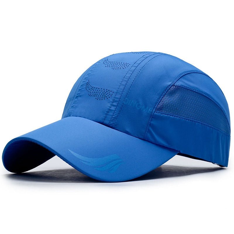 Casquette de sport respirante & anti-UV 56-60cm "HVATILAW - E37 / E10" - Bleu / E37 | Planète Rando