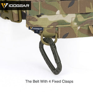 Ceinture tactique / militaire MRB à dégagement rapide MOLLE 295g "Idogear - MC 3424" - | Planète Rando