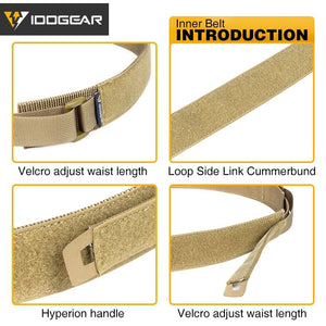 Ceinture tactique / militaire MRB à dégagement rapide MOLLE 295g "Idogear - MC 3424" - | Planète Rando