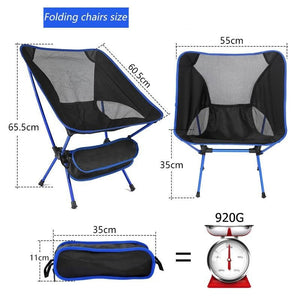 Chaise pliante ultralégere de camping / pêche en tissu Oxford 920g "Tnukk - Folding chair" - | Planète Rando