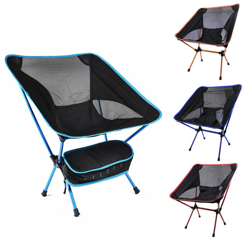 Chaise pliante ultralégere de camping / pêche en tissu Oxford 920g "Tnukk - Folding chair" - | Planète Rando