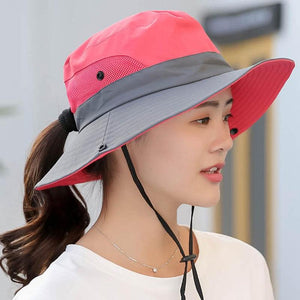 Chapeau de randonnée anti-UV UPF 50 + "Sunshade - Sun Hat" - | Planète Rando