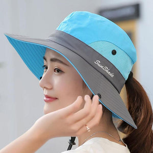 Chapeau de randonnée anti-UV UPF 50 + "Sunshade - Sun Hat" - | Planète Rando