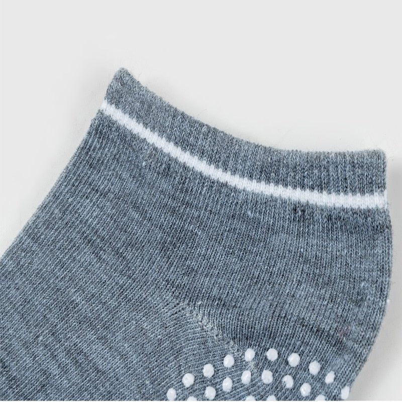 Chaussettes courtes antidérapantes en coton pour femme "Ug sports -Yoga Socks" - | Planète Rando