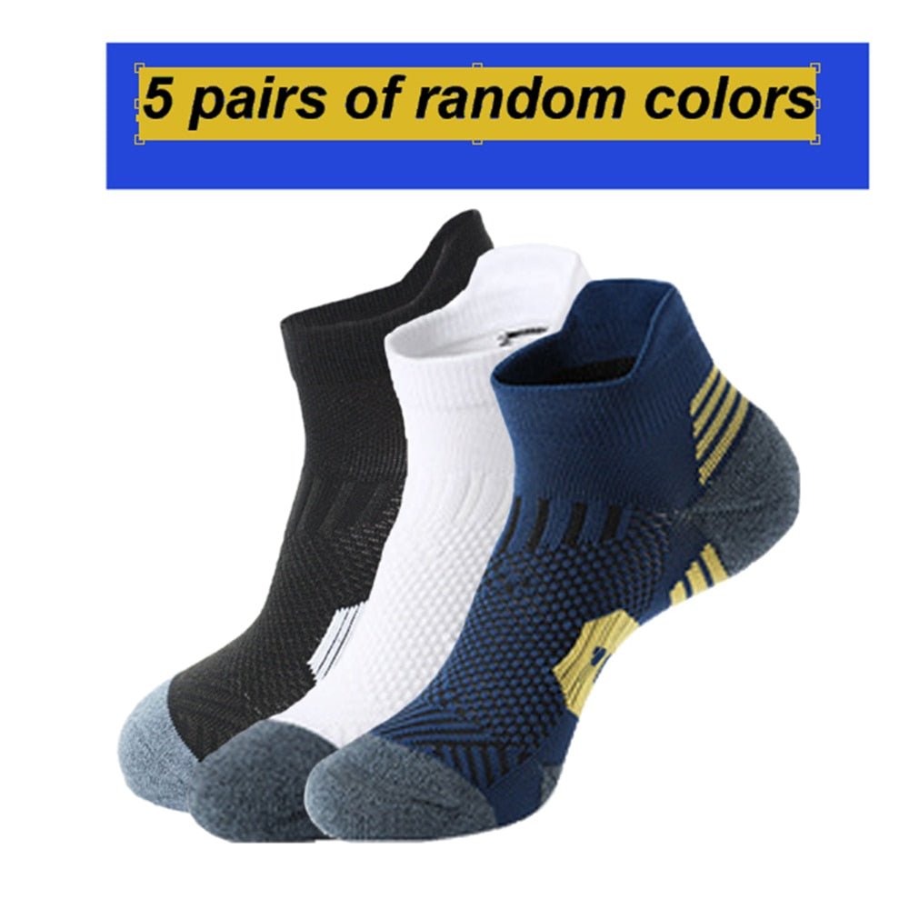 Chaussettes de sport / randonnée en tricot épais lot de 5 paires "ZYCSNH - Z985" - Mixte / 38-43 | Planète Rando