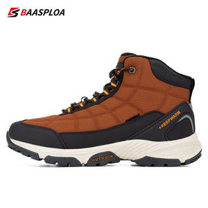 Chaussures de randonnée imperméables et antidérapantes "Baasploa - Keep Warm" - Orange / 41 | Planète Rando