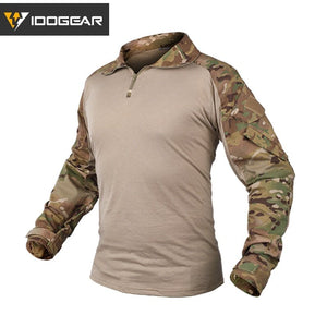 Chemise de combat tactique militaire pour la chasse, paintball, airsoft 500g "IDOGEAR - G3" - | Planète Rando