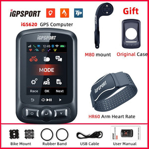 Compteur de vélo GPS avec navigation, compteur de vitesse, odomètre et accessoires "IGPSPORT - iGS520" - | Planète Rando