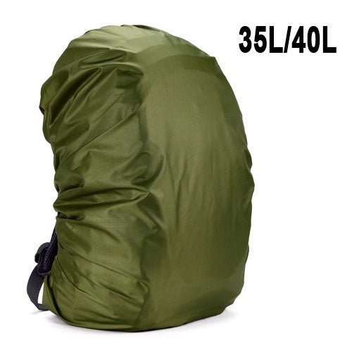 Couverture de pluie, housse anti-pluie (raincover) 35-40L / 90-120L "Vanchic - Rain Mochila" - Vert / 35-40L | Planète Rando