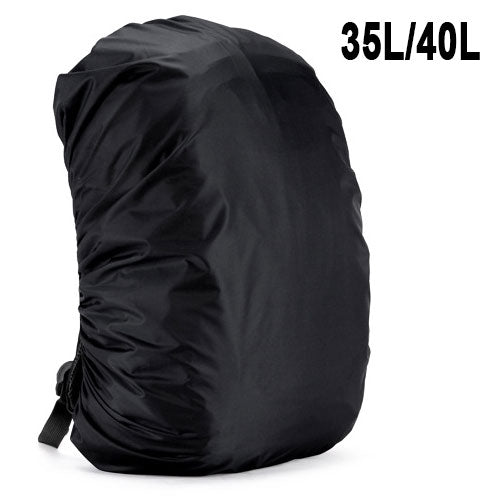 Couverture de pluie, housse anti-pluie (raincover) 35-40L / 90-120L "Vanchic - Rain Mochila" - Noir / 35-40L | Planète Rando