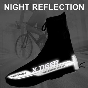 Couvre-chaussures de vélo imperméable & réfléchissant "X-TIGER - Shoes cover" - | Planète Rando