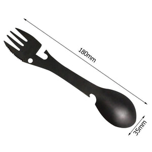 Cuitochette / outil de cuisine 5 en 1 Safari - "EDC Fork" - | Planète Rando