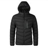 Doudoune de randonnée synthétique pour homme 800g confort -5°C "Lzlltt - 111" - Noir / M 45-55KG | Planète Rando