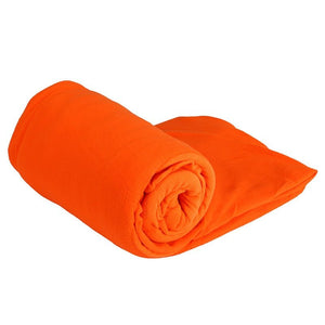 Drap en polaire / sac de couchage confort 15°C 525g "Aegismax – Amini-E" - Orange | Planète Rando