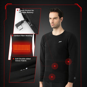 Ensemble de sous-vêtement chauffant USB "KEMIMOTO - Thermal underwear" - | Planète Rando