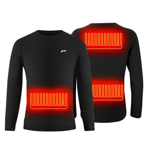 Ensemble de sous-vêtement chauffant USB "KEMIMOTO - Thermal underwear" - T-shirt / M | Planète Rando