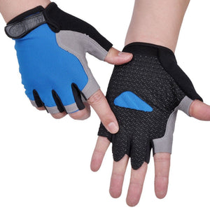 Gants de cyclisme antidérapants et anti-transpiration "LooDeel Outdoor - SC301" - Bleu / S | Planète Rando