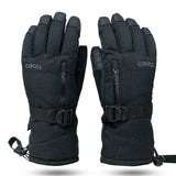 Gants de ski imperméables avec poche et compatibilité tactile "COPOZZ - Insultate" - Noir / M | Planète Rando