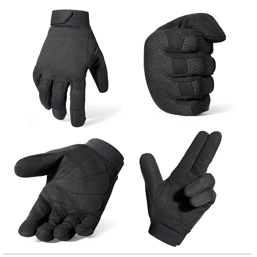 Gants tactiques airsoft / buscraft antidérapants "JIUSUYI - A9" - | Planète Rando