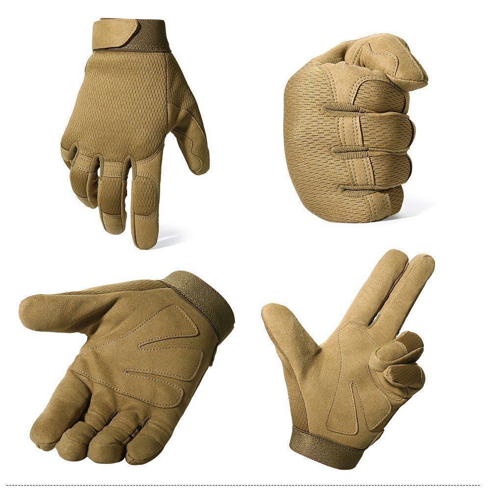 Gants tactiques airsoft / buscraft antidérapants "JIUSUYI - A9" - | Planète Rando