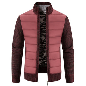 Gilet / cardigan en polaire pour homme "FAVOCENT - Elo" - Bourgogne / M | Planète Rando