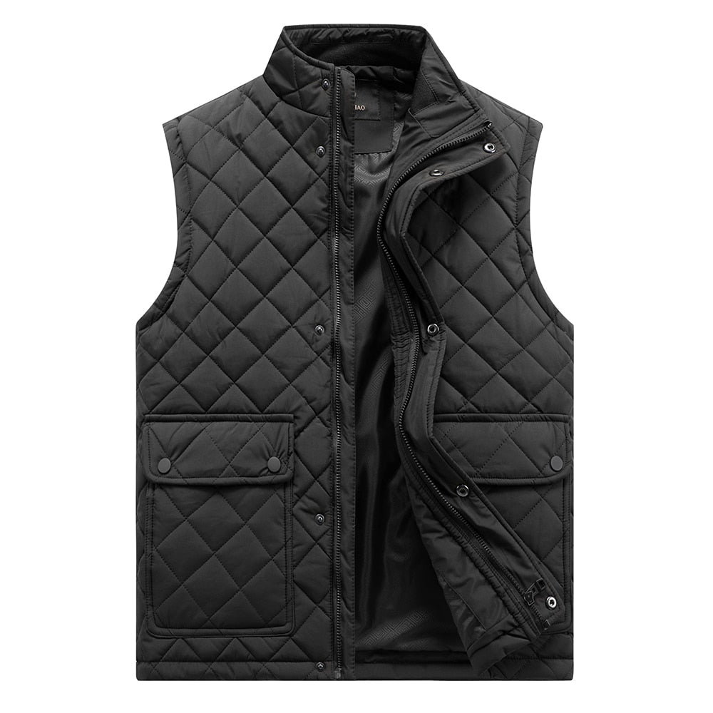 Gilet chaud et imperméable avec poche pour homme 10°C "TFU - 6565" - Noir / XS / 2 | Planète Rando