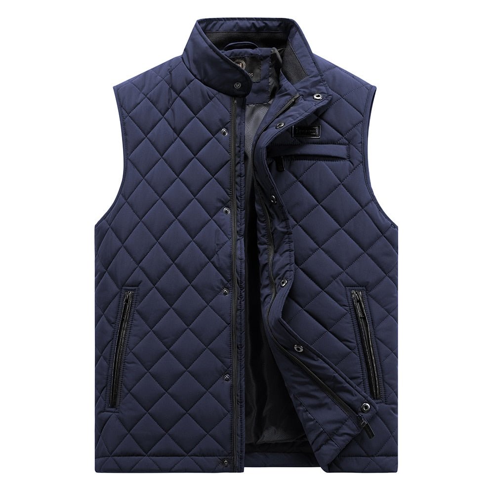 Gilet chaud et imperméable avec poche pour homme 10°C "TFU - 6565" - Bleu navy / XS / 1 | Planète Rando