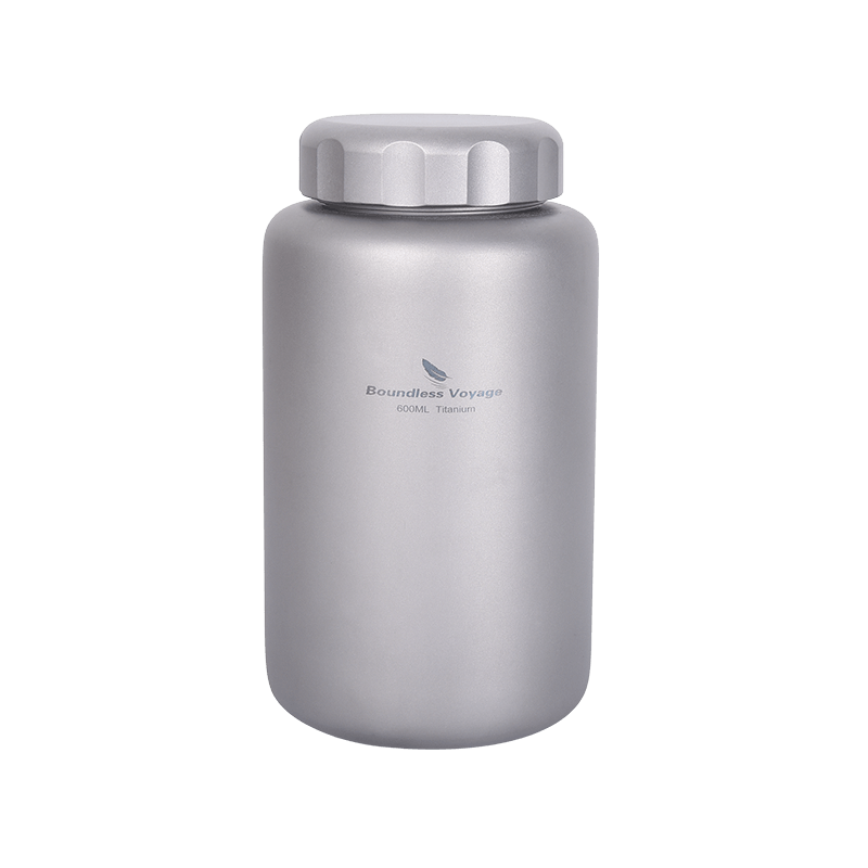 Gourde de 1050ml et tasse de 600ml en titane à partir de 140g "Boundless Voyage - Ti3000D series" - Ti3004D 600ml | Planète Rando