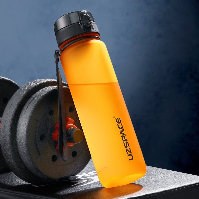 Gourde de sport 500/800/1000 ml en plastique écologique sans BPA "Uzspace - Sports" - Orange / 0.5L | Planète Rando