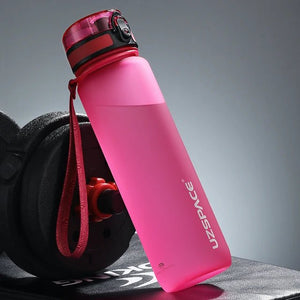 Gourde de sport 500/800/1000 ml en plastique écologique sans BPA "Uzspace - Sports" - Rose / 0.5L | Planète Rando