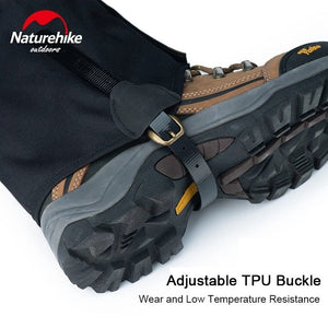 Guêtres / couvre-chaussures de randonnée 175g "Naturehike – Hiking Gaiters" - | Planète Rando