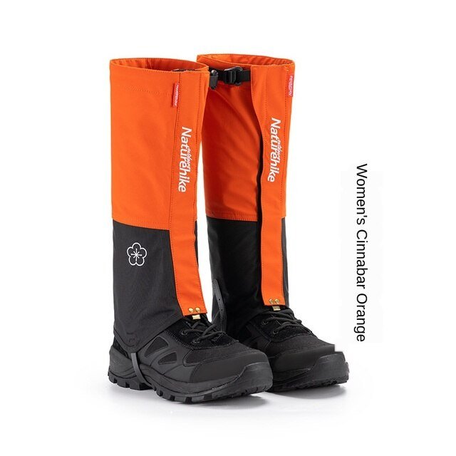 Guêtres / couvre-chaussures de randonnée 175g "Naturehike – Hiking Gaiters" - Women-Orange | Planète Rando