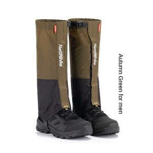 Guêtres / couvre-chaussures de randonnée 175g "Naturehike – Hiking Gaiters" - Men-Autumn Green | Planète Rando