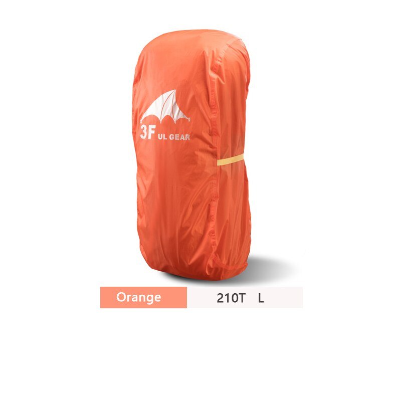 Housse de pluie avec boucle d'ajustement 20-85L (à partir de 80g) "3F UL GEAR - Rain Cover" - 210T Orange L | Planète Rando