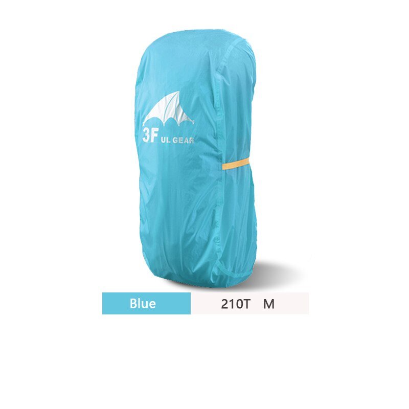 Housse de pluie avec boucle d'ajustement 20-85L (à partir de 80g) "3F UL GEAR - Rain Cover" - 210T Blue M | Planète Rando