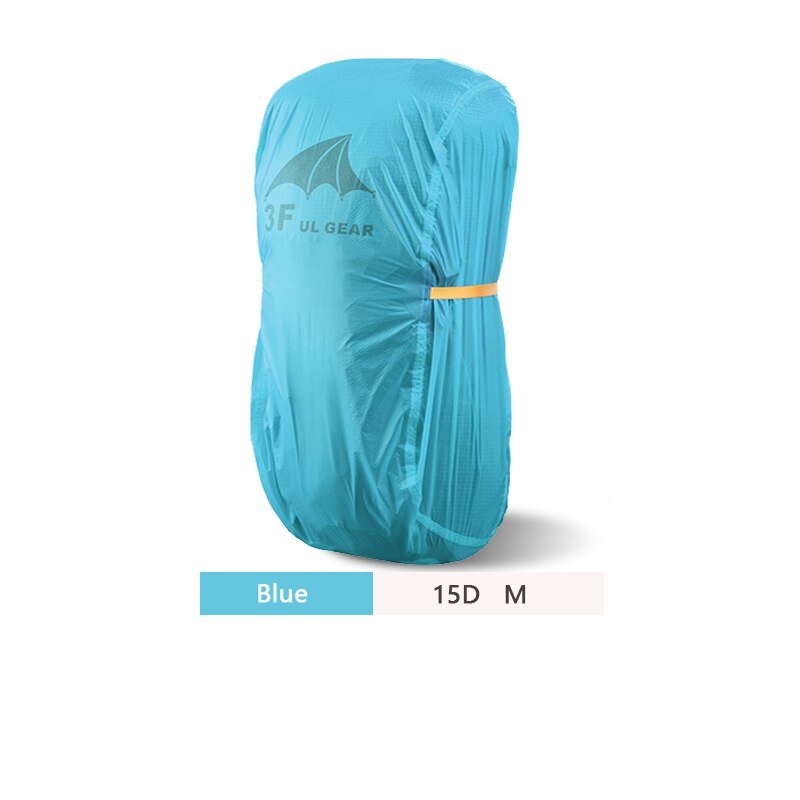 Housse de pluie avec boucle d'ajustement 20-85L (à partir de 80g) "3F UL GEAR - Rain Cover" - 15D Blue M | Planète Rando