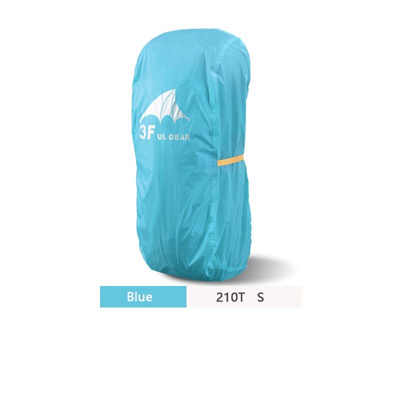 Housse de pluie avec boucle d'ajustement 20-85L (à partir de 80g) "3F UL GEAR - Rain Cover" - 210T Blue S | Planète Rando