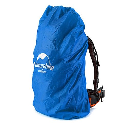 Housse de pluie imperméable 20 à 75L / rain-cover (à partir de 80g) "NatureHike – Backpack Cover" - Bleu / M | Planète Rando