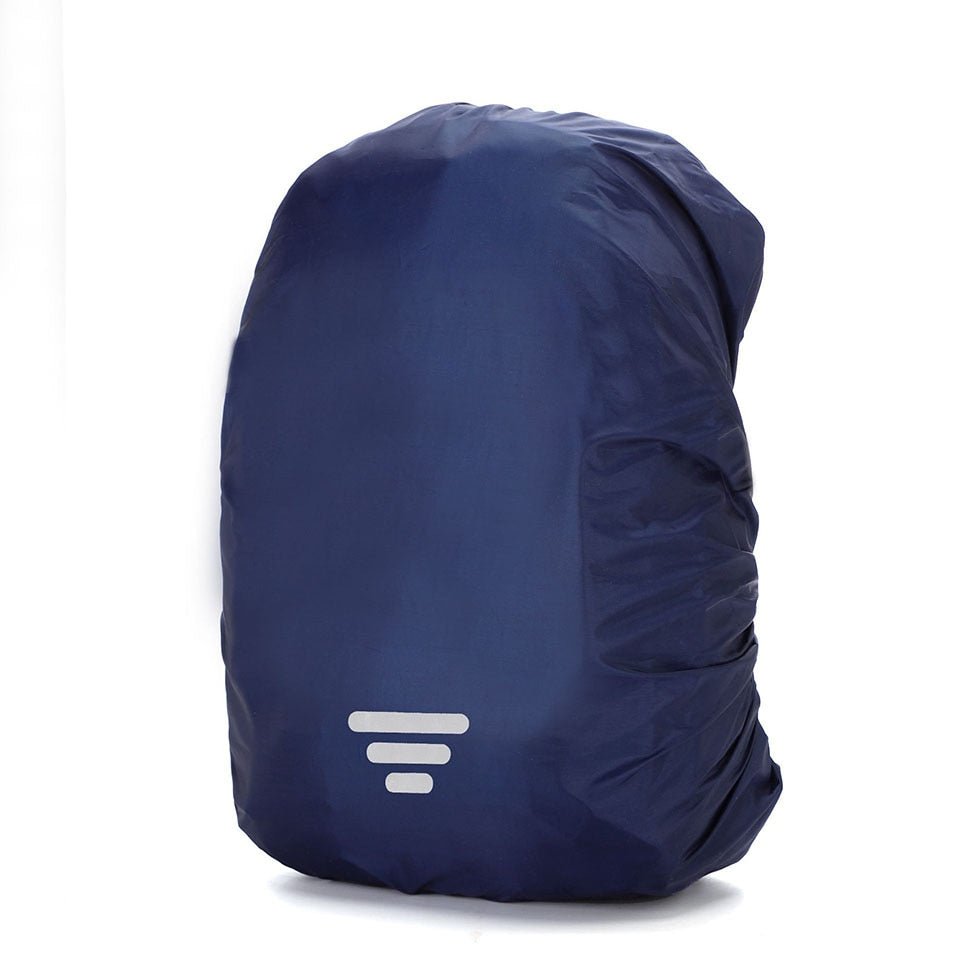 Housse de pluie / rain cover étanche & anti-poussière pour sac à dos "Kokossi - 25/80L" - Bleu navy / 25 - 35L | Planète Rando