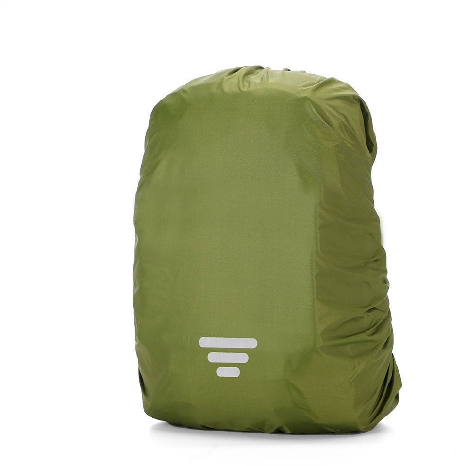 Housse de pluie / rain cover étanche & anti-poussière pour sac à dos "Kokossi - 25/80L" - Vert foncé / 25 - 35L | Planète Rando