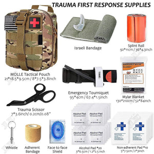 Kit de survie d'urgence pour les premiers secours "JLXC - IFAK EMT" - | Planète Rando