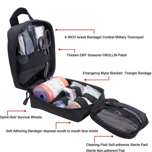 Kit de survie d'urgence pour les premiers secours "JLXC - IFAK EMT" - | Planète Rando