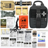 Kit de survie d'urgence professionnel / pochette médicale de premiers secours 1.2kg "Rhino Rescue - IFAK-SE" - Noir | Planète Rando