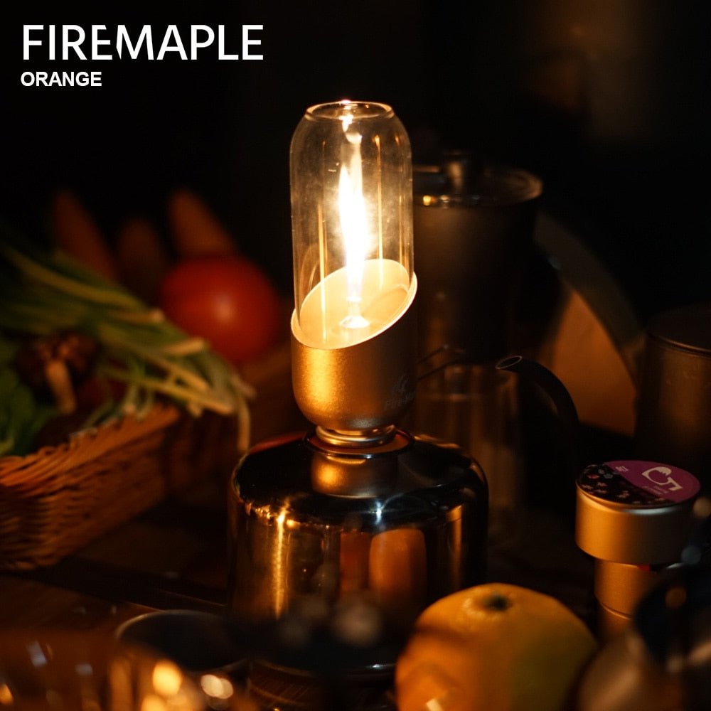 Lanterne à gaz au Propane / Isobutane pour camping "Fire-maple - Gaz lantern" - | Planète Rando