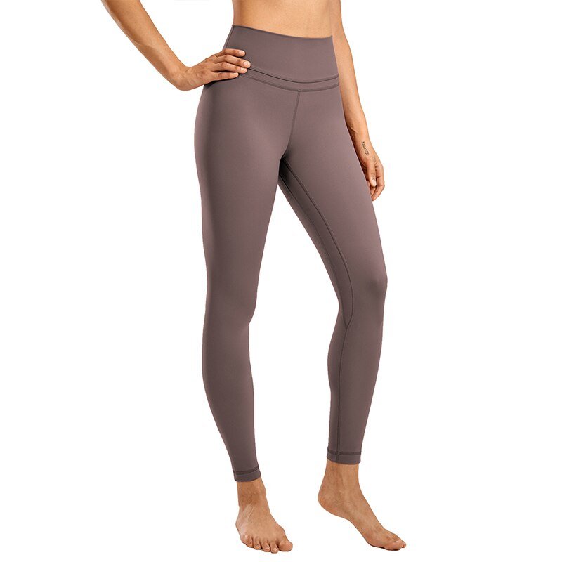 Leggings de sport confortable taille haute "CRZ-Yoga - R009" - Taupe / XXS | Planète Rando